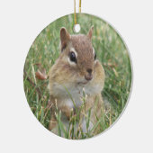 Chipmunk Cheeks-Ornament Keramisch Ornament (Links)