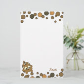 Chipmunk Cutie Briefpapier (Staand voorkant)