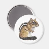 Chipmunk Cutie Magneet (Voorkant / Achterkant)