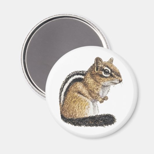 Chipmunk Cutie Magneet (Voorkant / Achterkant)
