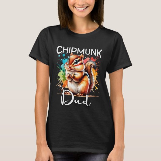 Chipmunk Dad Chipmunk T-shirt (Voorkant)