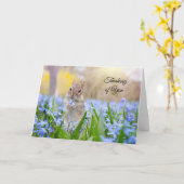Chipmunk Denk aan Jou Kaart (leeg van binnen) (Gele Bloem)