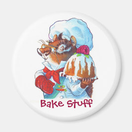 Chipmunk Dessert Chef Magneet