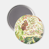 Chipmunk die een bessenmagneet eet magneet (Voorkant / Achterkant)