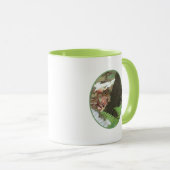 Chipmunk die van achter naar boven kijkt mok (Voorkant rechts)