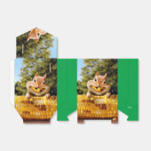 Chipmunk Eating Corn Bedankdoosjes (Uitgevouwen)