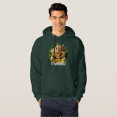 Chipmunk Eating Corn Hoodie (Voorkant volledig)