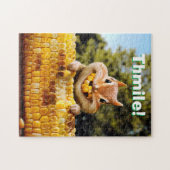 Chipmunk Eating Corn Legpuzzel (Horizontaal)