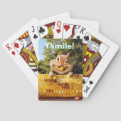 Chipmunk Eating Corn Pokerkaarten (Achterkant)