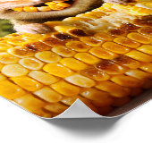 Chipmunk Eating Corn Poster (Hoek)