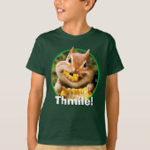 Chipmunk Eating Corn T-shirt (Voorkant)