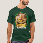 Chipmunk Eating Corn T-shirt (Voorkant)