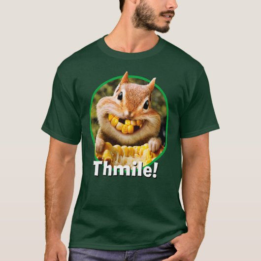 Chipmunk Eating Corn T-shirt (Voorkant)