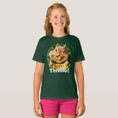 Chipmunk Eating Corn T-shirt (Voorkant volledig)