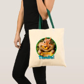 Chipmunk Eating Corn Tote Bag (Voorkant (product))