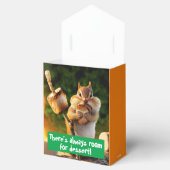 Chipmunk Eating Marshmallow Bedankdoosjes (Geopend)