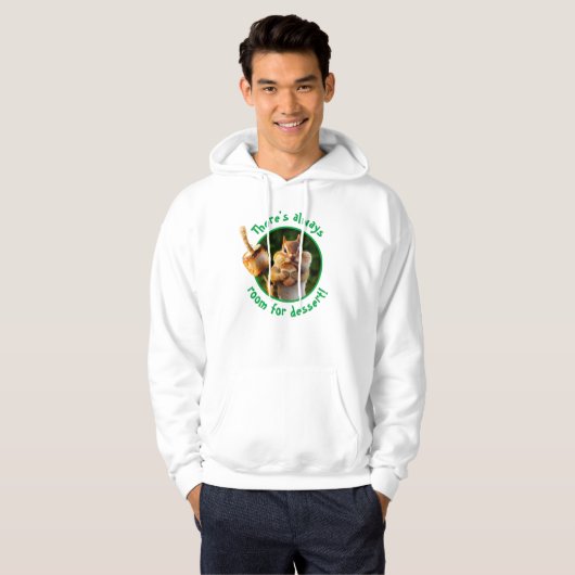 Chipmunk Eating Marshmallow Hoodie (Voorkant volledig)