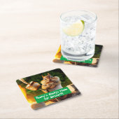 Chipmunk Eating Marshmallow Kartonnen Onderzetters (Insitu)