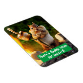 Chipmunk Eating Marshmallow Magneet (Rechterzijde)