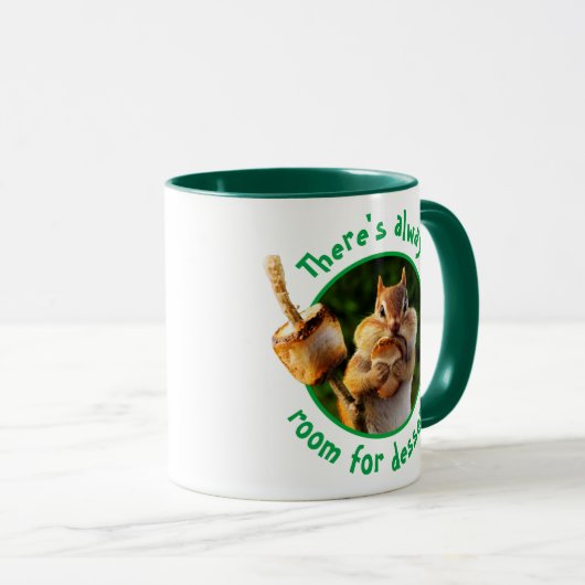 Chipmunk Eating Marshmallow Mok (Voorkant rechts)