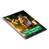 Chipmunk Eating Marshmallow Notitieboek (Rechterzijde)