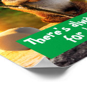 Chipmunk Eating Marshmallow Poster (Hoek)