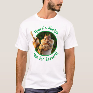 Chipmunk Eating Marshmallow T-shirt