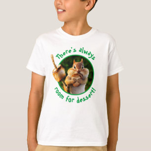 Chipmunk Eating Marshmallow T-shirt