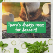 Chipmunk Eating Marshmallow Theedoek (Gevouwen)