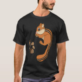 Chipmunk Eating Nuts Nuts For Kids T-shirt (Voorkant)