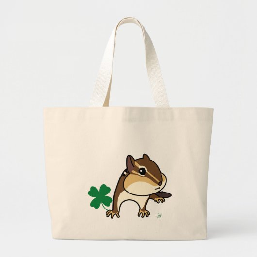 Chipmunk Echt van jou Canvas tas シマリスのトート バ ッ グ! (Voorkant)