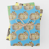 Chipmunk, Eekhoorn en Muis Inpakpapier Vel (In situ)