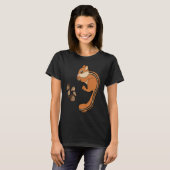 Chipmunk eet noten voor kinderen t-shirt (Voorkant volledig)