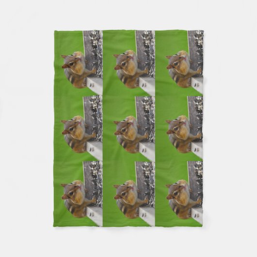 chipmunk fleece deken (Voorkant)