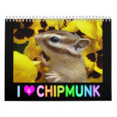 Chipmunk foto (3) kalender (Hoes)