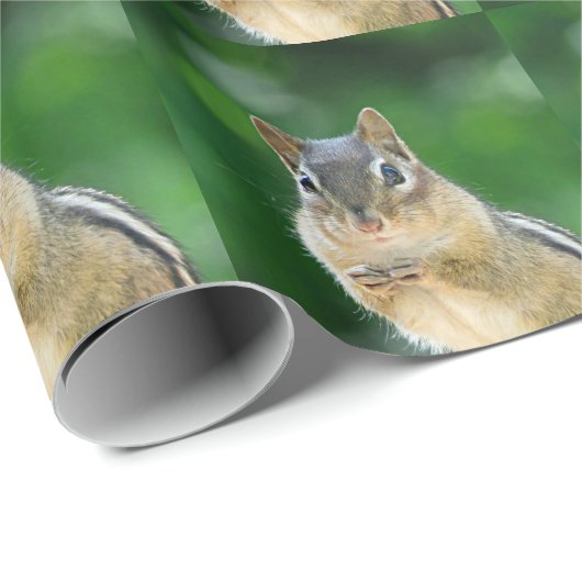 Chipmunk foto cadeaupapier (Rol Hoek)