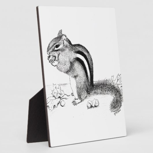 Chipmunk Fotoplaat (Zijkant)