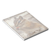 Chipmunk gepersonaliseerd notitieblok (Schuin)