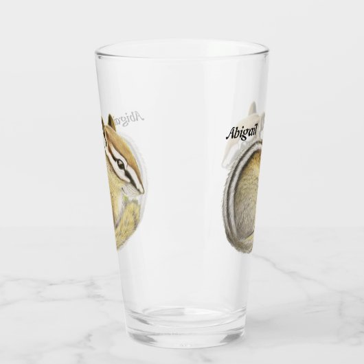 Chipmunk Glass Glas (Links)