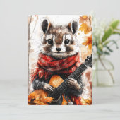 Chipmunk Guitar Melody Kaart (Staand voorkant)