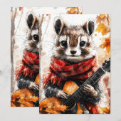 Chipmunk Guitar Melody Kaart (Voorkant / Achterkant)