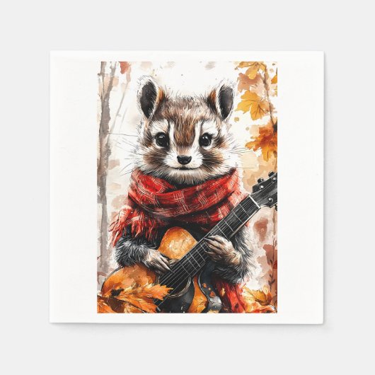 Chipmunk Guitar Melody Servet (Voorkant)