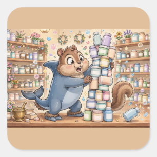 Chipmunk Haai Apotheek Sticker