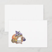 Chipmunk Halloween Any Occasion Flat Note Kaart (Voorkant / Achterkant)