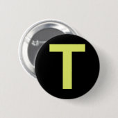 Chipmunk Halloween Carnival Group Costume Letter Ronde Button 5,7 Cm (Voorkant /achterkant)