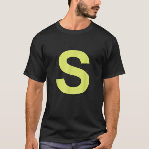 Chipmunk Halloween Carnival Group Costume Letter S T-shirt