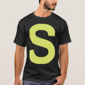 Chipmunk Halloween Carnival Group Costume Letter S T-shirt (Voorkant)