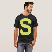 Chipmunk Halloween Carnival Group Costume Letter T-shirt (Voorkant volledig)