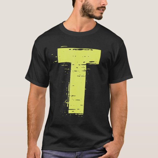 Chipmunk Halloween Carnival Group Costume Letter T-shirt (Voorkant)