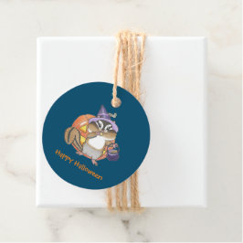 Chipmunk Halloween gunsttags Bedankjes Labels
